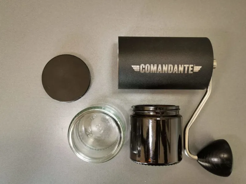 Glasbehälter der Kaffeemühle El Comandante C40 MKIV