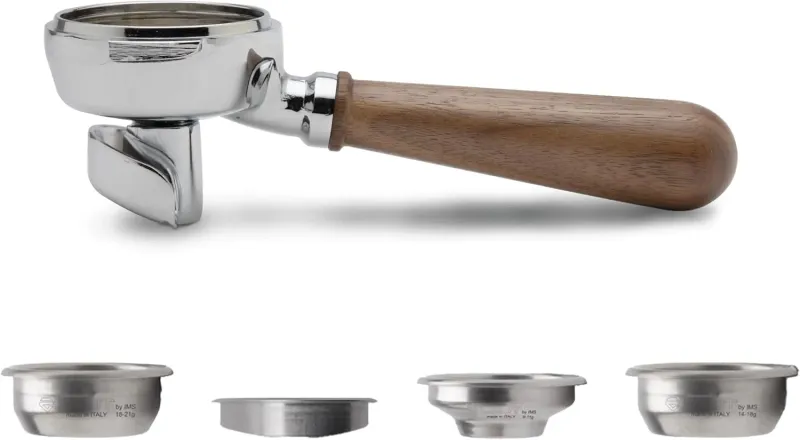 Siebträger mit Ausguss Holz Lelit