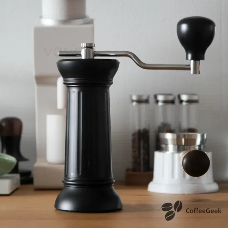 Verschluss und Kurbel der Apollo-Mühle