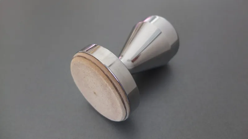 View of tamper with washer