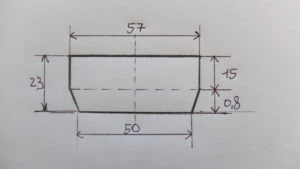 Curvature of the Lelit 57 mm filter