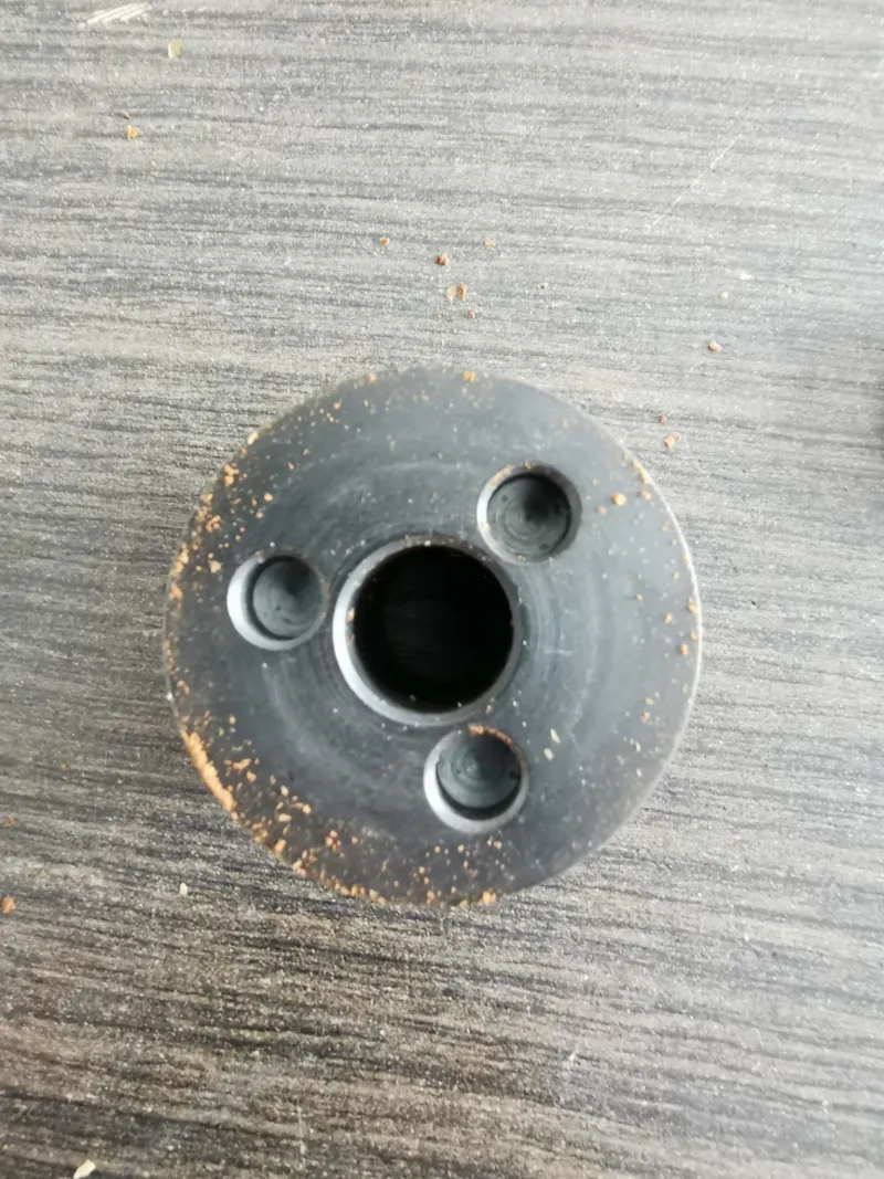 Bottom view of Kinu Italmill burr