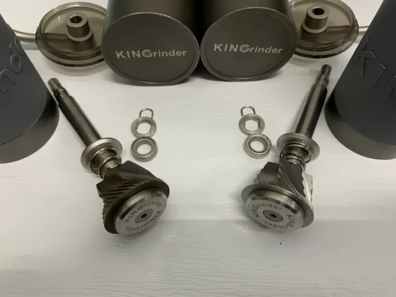 KINGrinder K4 and K6 burr comparison