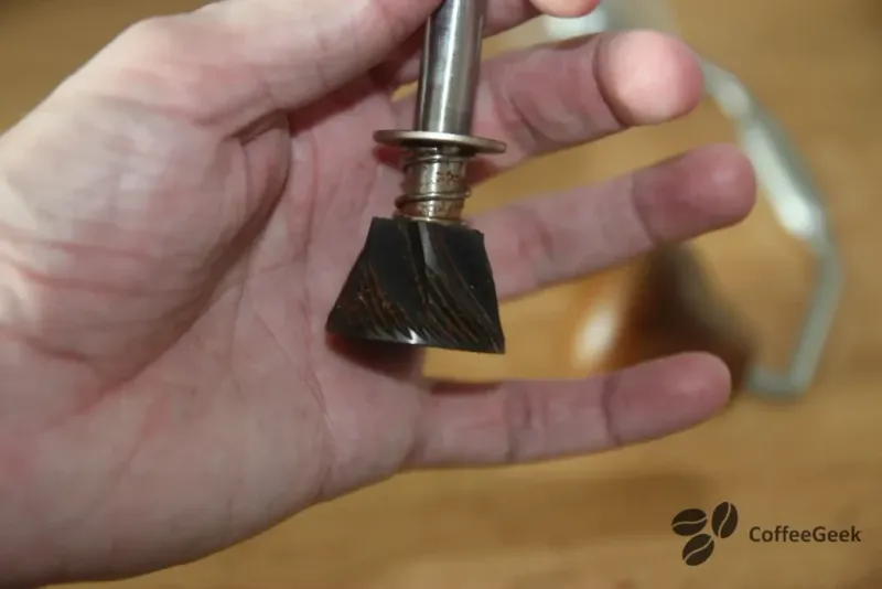 Burrs after several coffees