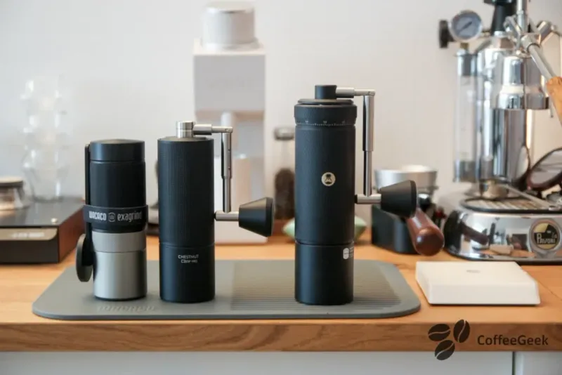 Comparison of Timemore and Wacaco grinders