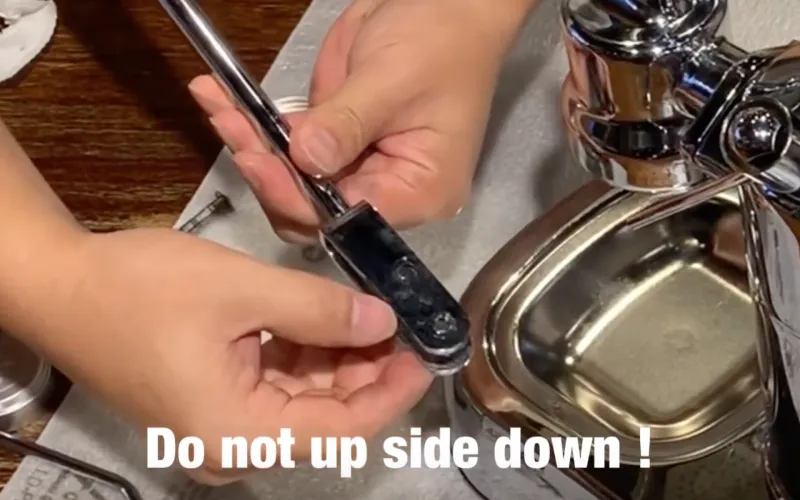 Remontaje de la palanca