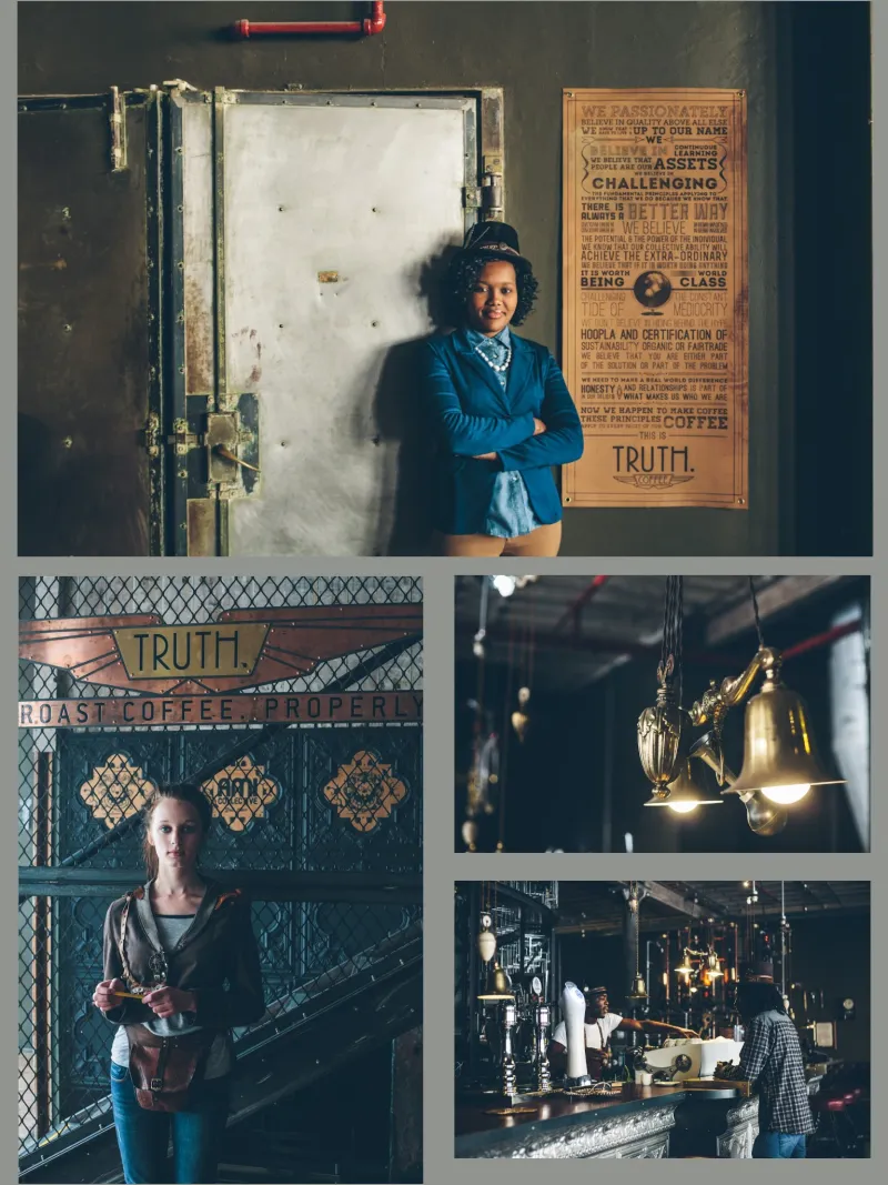 Salle principale de Truth Coffee