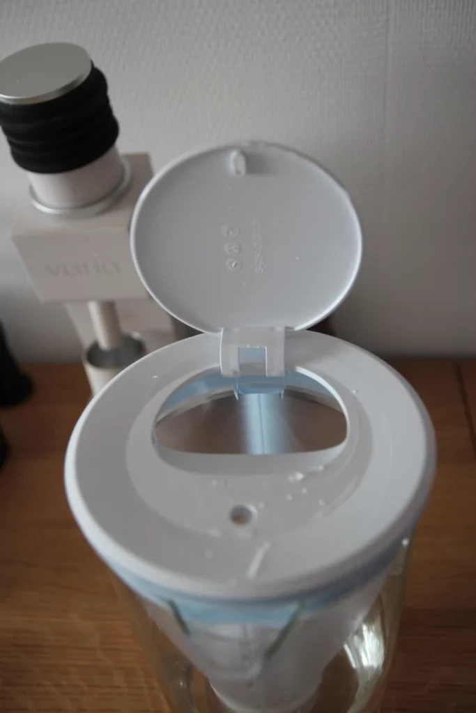 Couvercle de la carafe Brita en verre