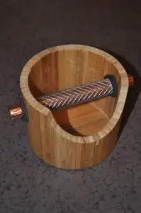 DIY wooden knock box