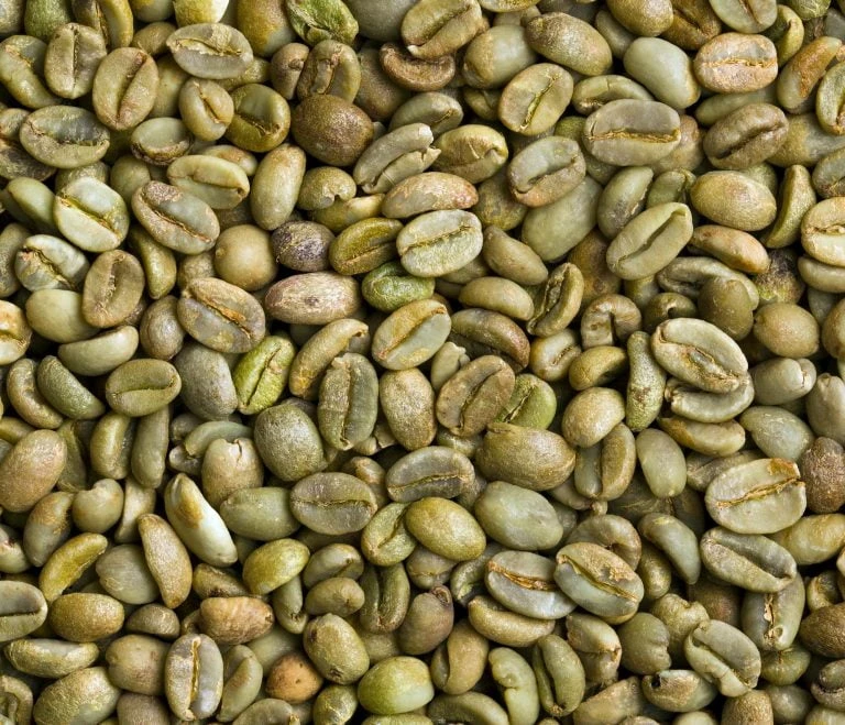 Green coffee beans