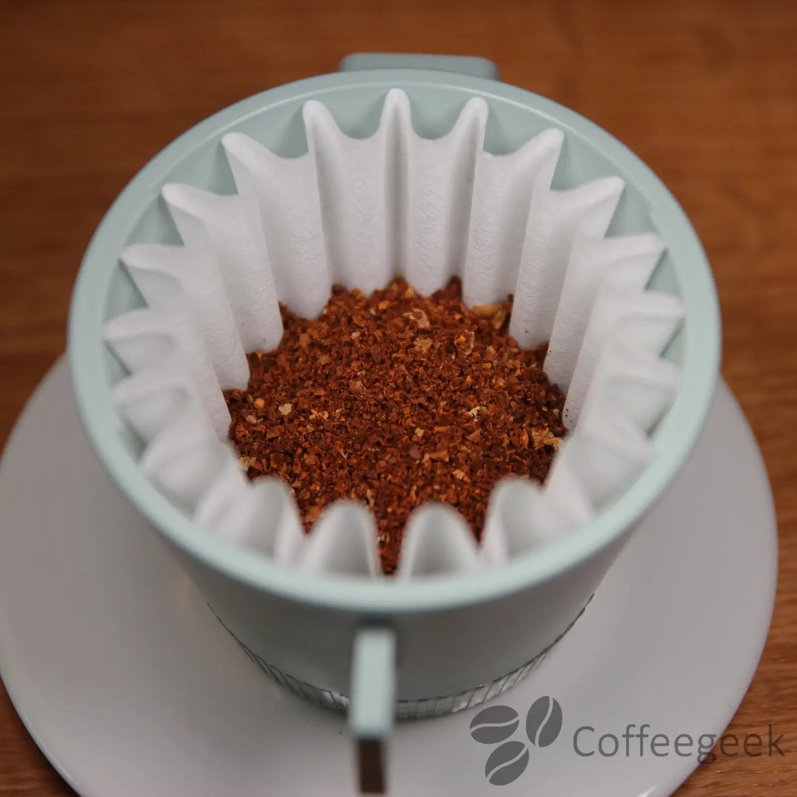 Ground coffee in Xbloom filter