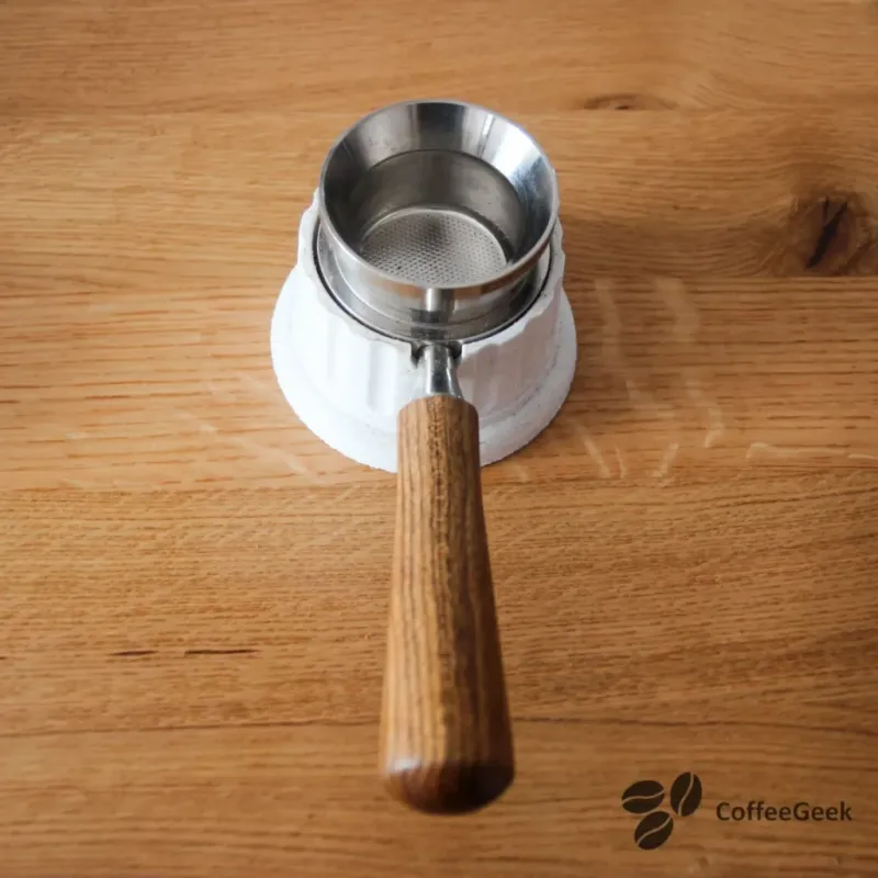 予熱されたボトムレスポルタフィルター