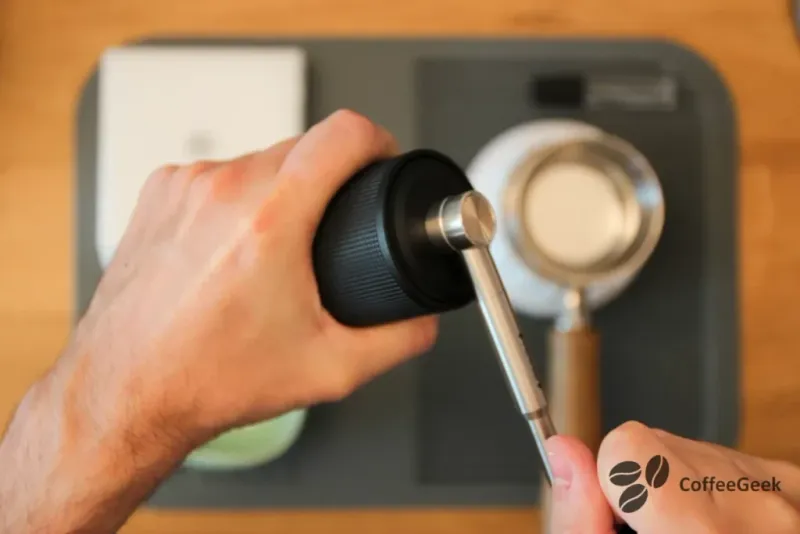 Timemore C3 ESP Proで挽いたコーヒー