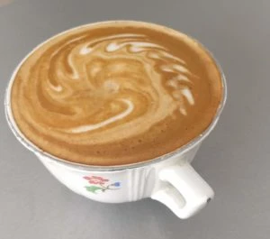 Huisgemaakte café latte