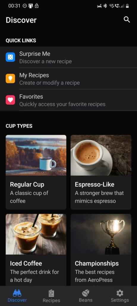 Aeromatic applicatie