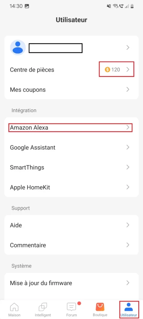Meross → Alexa — Stap 1