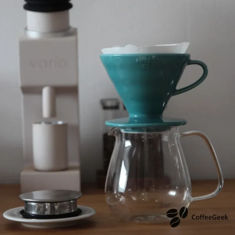 Infusie V60 met Wacaco Exagrind