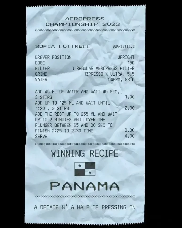 Przepis zwycięzcy mistrzostw AeroPress 2023