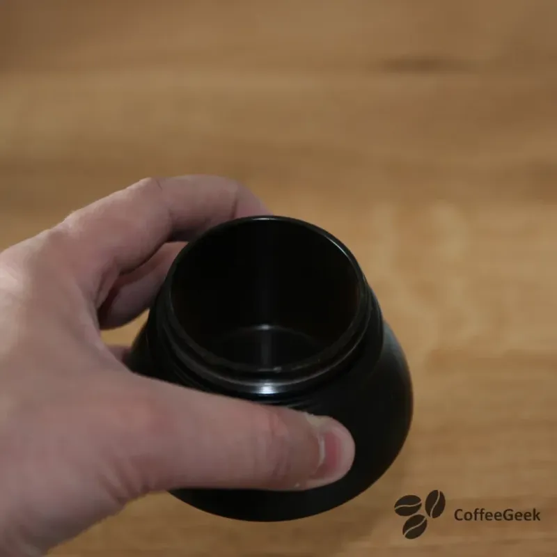 Retencja kawy w młynku Apollo