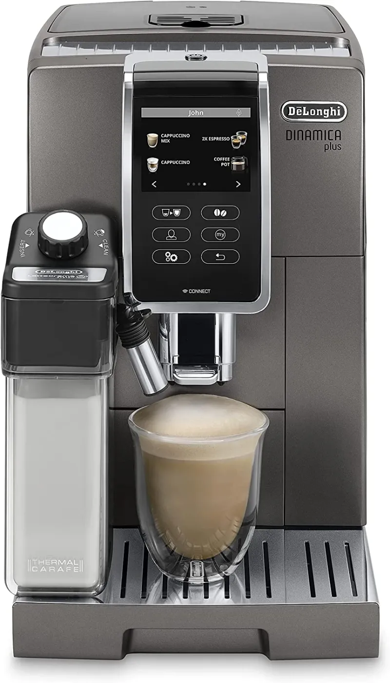 Kaffemaskin med inbyggd kvarn