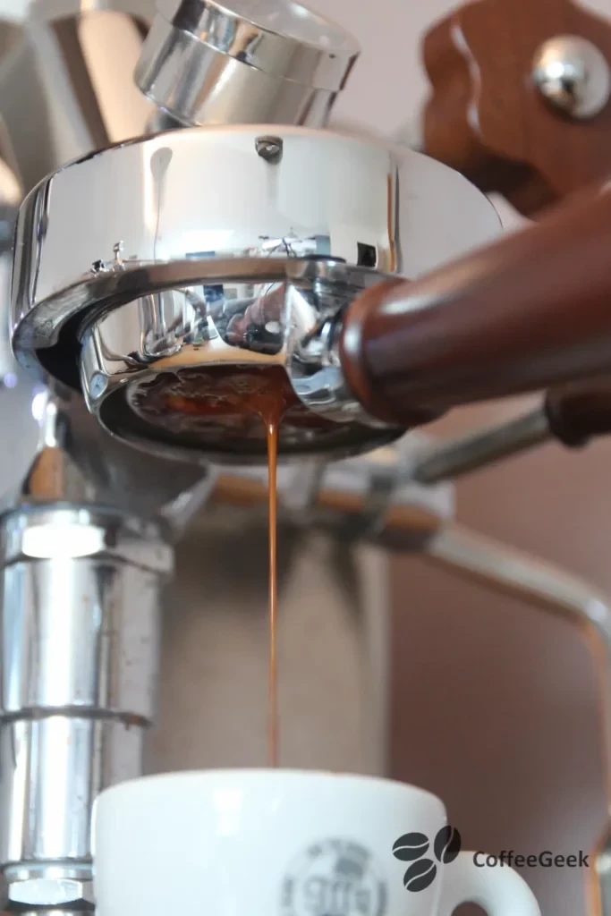 Kaffe under extraktion