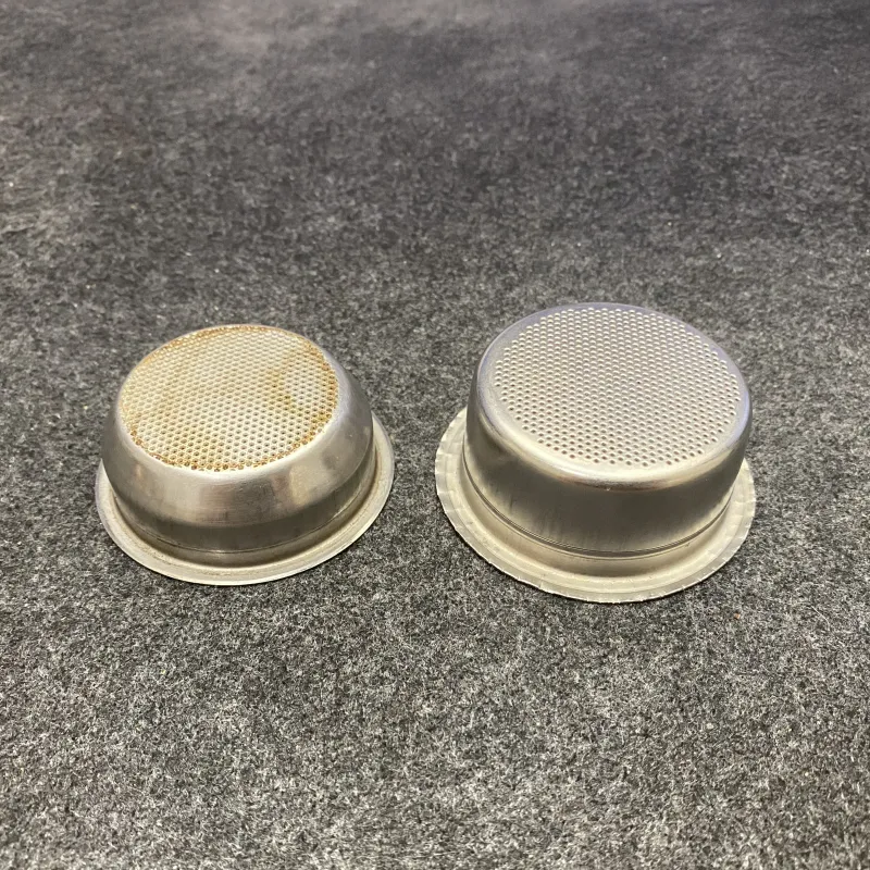 Jämförelse av Quickmill-korgen med den modifierade korgen